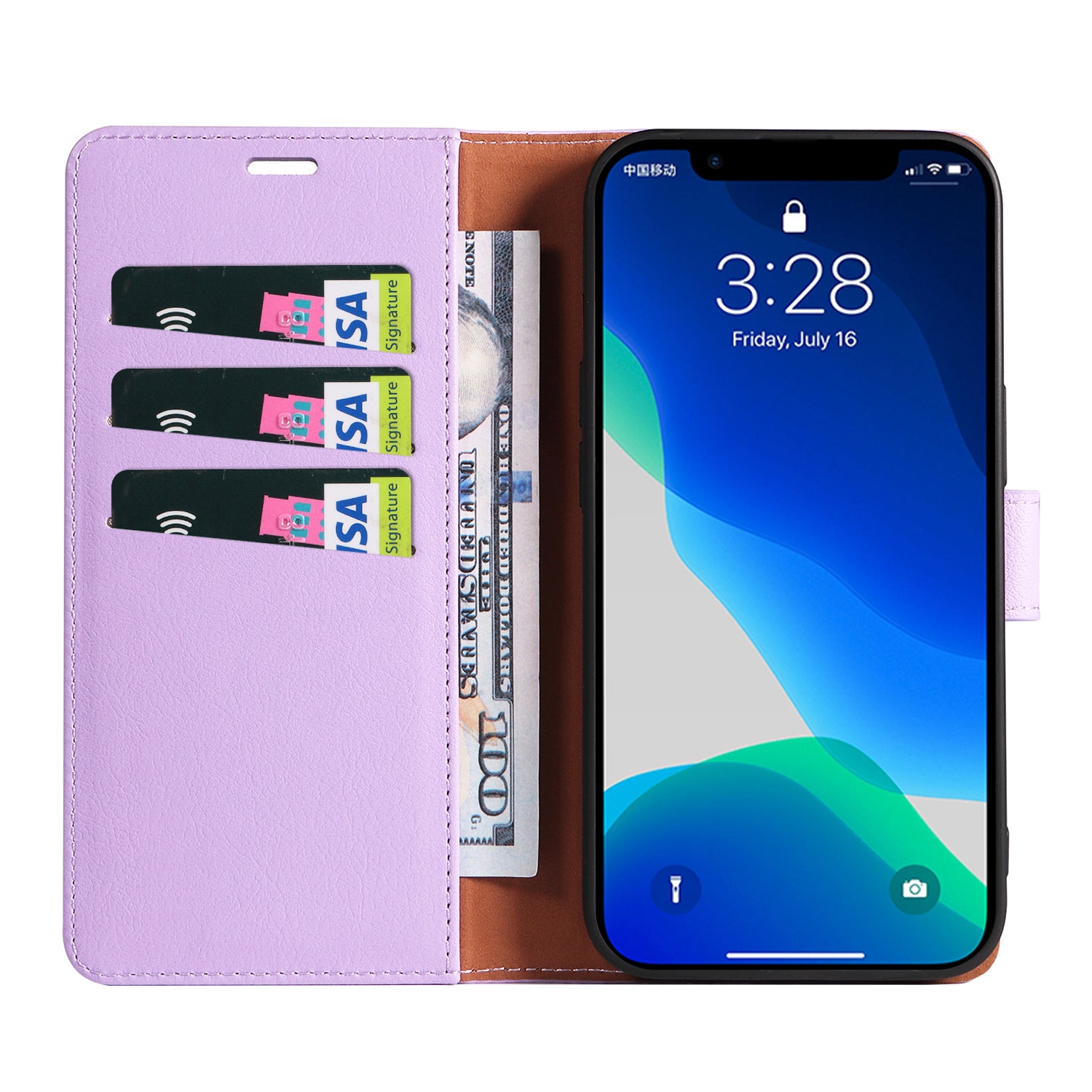 For iPhone 13 6.1 inch Wallet Phone Case PU Leather RFID Blocking Stand Magnetic Clasp Phone Cover For iPhone 13 6.1 inch Wallet Phone Case PU Leather RFID Blocking Stand Magnetic Clasp Phone Cover